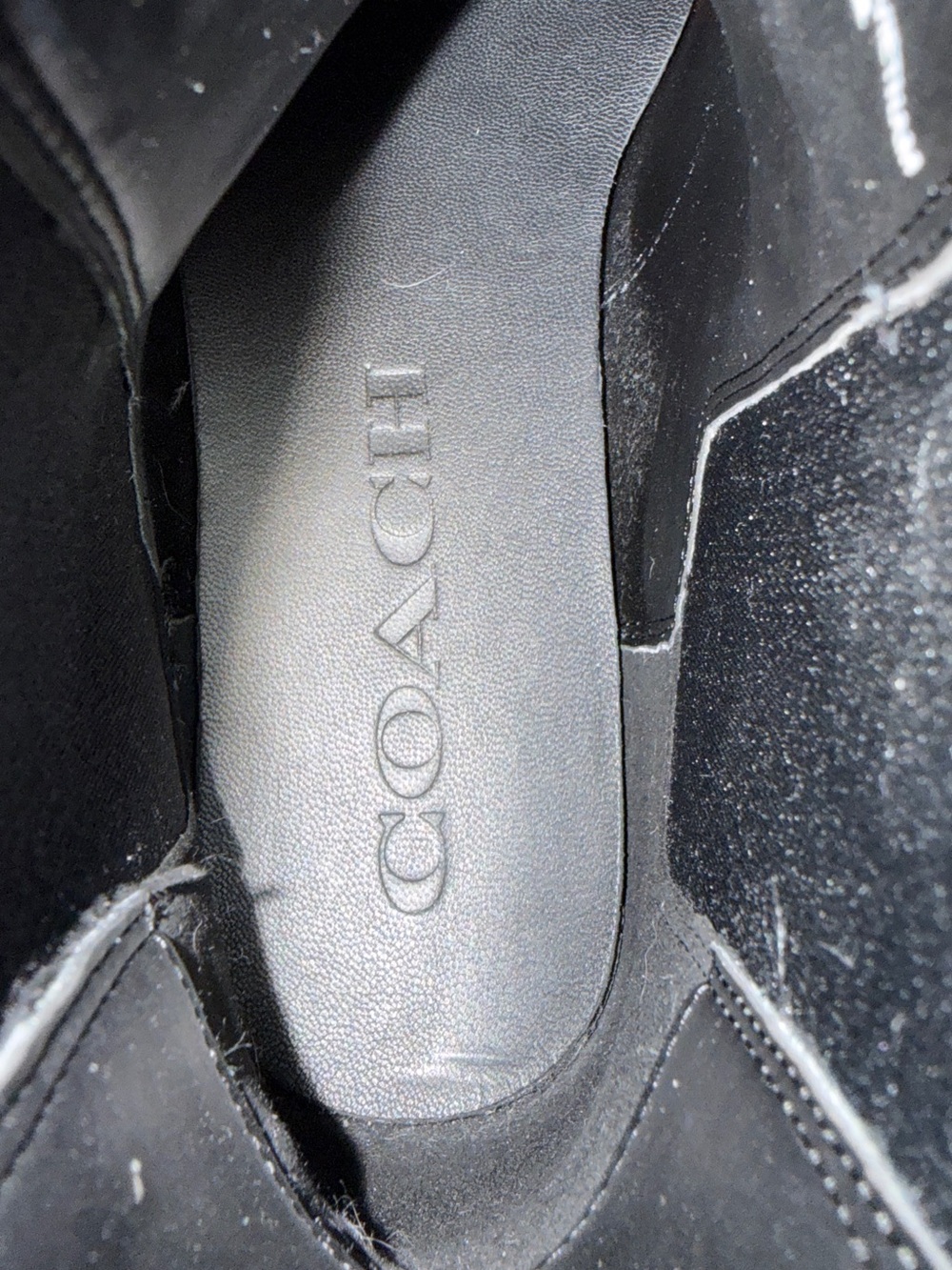 EUC Coach Mens Metropolitan Black Leather Chelsea Boots Size 8D In Box MSRP $295 - Picture 6 of 8